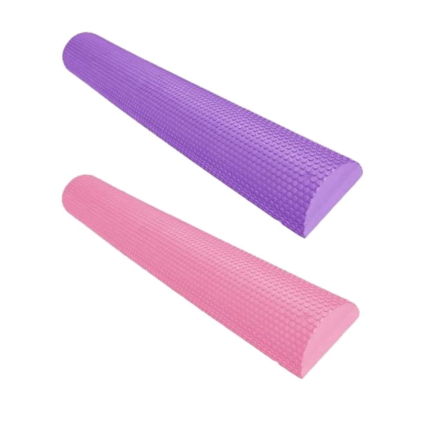 rodillo de espuma semicircular,rodillo de muscular de espuma de alta densidad,punto de rodillos físicos equilibrio de equipos de fitness,almohadilla bloques de yoga tejido Estilo P 60cm kusrkot rodillo de espuma semicircular