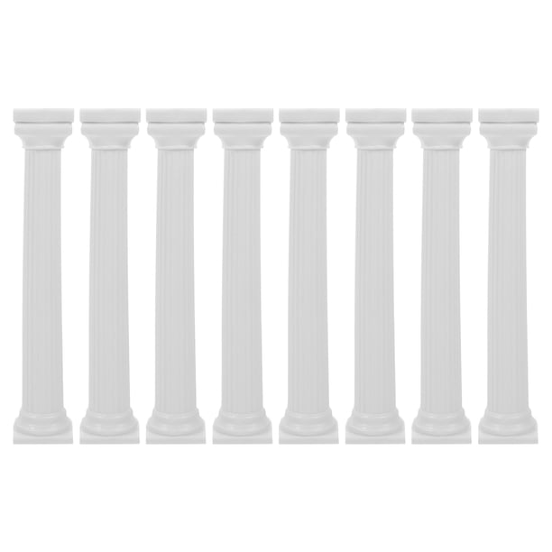 8 piezas de pilares para tartas, soportes para tartas escalonados, varillas para tartas de boda y fiestas.