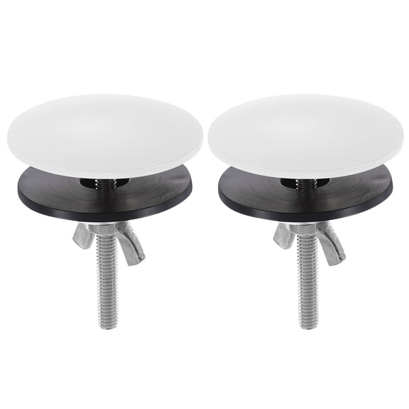 2 Pack Kitchen Sink Hole Cover White, 2 Inch Faucet Hole Cover Stainless Steel for Most Sink Holes
