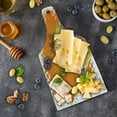thumbnail image 5 of Sloth Cutting Board, Lazy Female Cartoon Sloth on Sofa Napping on Couch Dreaming Mascot Speech Bubble, Tempered Glass Cutting and Serving Board, Wine Bottle Shape, Orange Yellow, by Ambesonne, 5 of 5