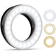 thumbnail image 1 of Luz para selfie, luz para selfie para teléfono celular, luz de anillo para teléfono celular, luz de anillo de 40 LED con brillo de 3 cosas, luz de anillo para selfie recargable por USB, para todos, 1 of 8