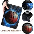 thumbnail image 3 of 900 Pocket Zippered Basketball Card Binder, 9-Pocket Trading Card Album with 50 Removable Sleeves, PU Leather Waterproof Sports Card Holder for NBA Basketball Cards Storage Display Case Gift, 3 of 4