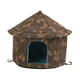 thumbnail image 5 of Casa cálida para perros pequeños Sunnimix Refugio de gatos callejeros Redondo L Marrón, 5 of 8