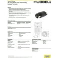 thumbnail image 4 of Hubbell Wiring Device-Kellems LckCon,Strt;50A;Blk;Wht,ST Nyl,Non-NEMA CS8164C, 4 of 4