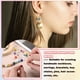thumbnail image 5 of Uxcell 100 Pcs 6mm Cuentas de Strass para Joyería, Diseño de Bola de Disco Brillante, Cuentas de Cristal Espaciadoras para Manualidades DIY, Blanco, 5 of 6