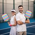thumbnail image 6 of Pickleball Paddles Set,Pioneer Flower Floral Print Pattern Fiberglass Surface Pickleball Racket Set with 2 Indoor Outdoor Pickleball Balls and Pickleball Bag,Pickle-ball Equipment, 6 of 6