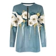 thumbnail image 4 of 2023 Chandail de Mode pour Femmes Rabais de 50 % Liquidation Hauts pour Femmes Automne Manches Longues Chandail Ample Chemise Chic Décontractée Chandails à Col Rond pour Dames, 4 of 5
