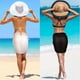 thumbnail image 2 of Mujeres gasa pareos cortos bikini cubre traje de baño de playa traje de baño falda envolvente para traje de baño, 2 of 5