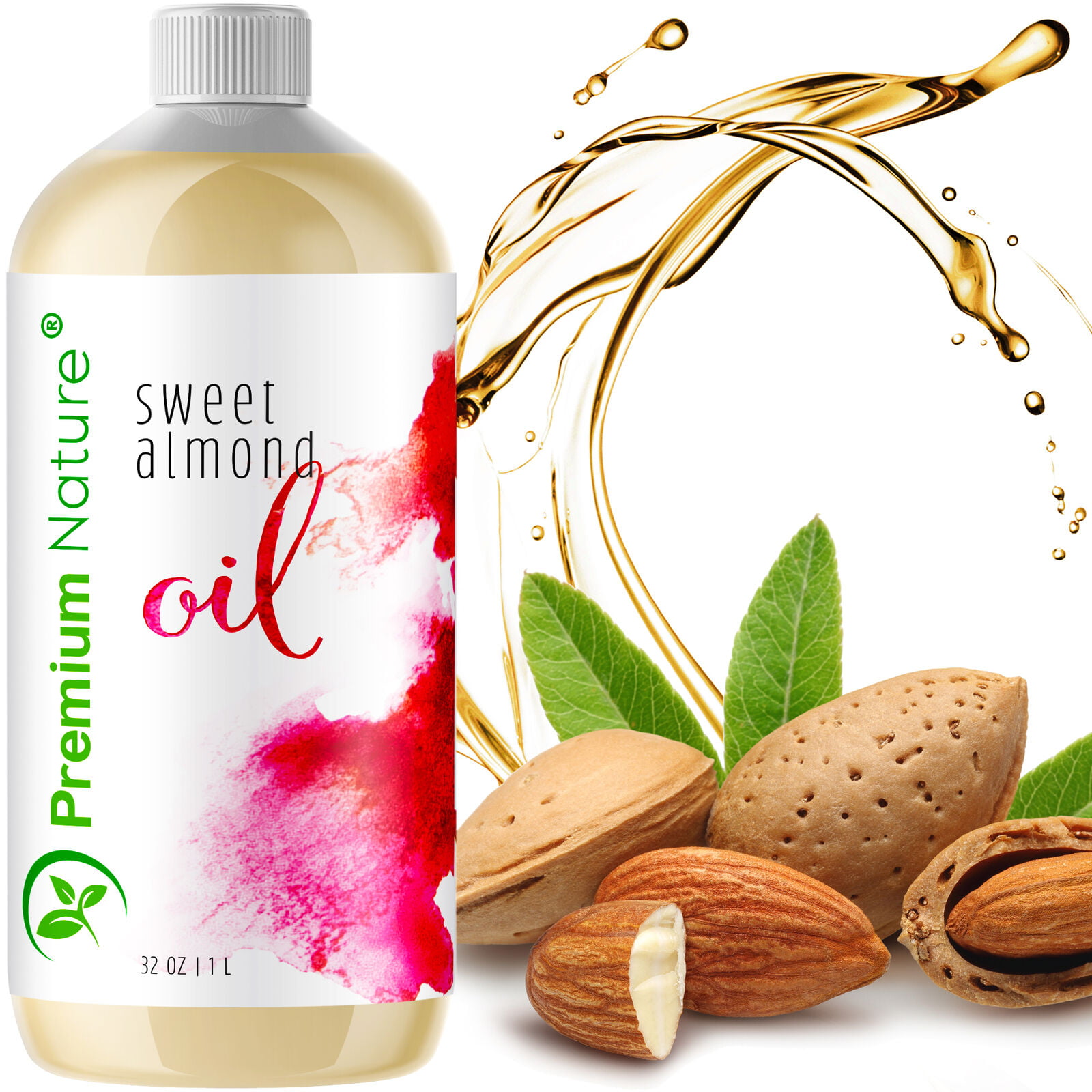 Sweet Almond Oil 32 oz Best Carrier Oil 100% Natural Pure ...