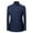 Dark Blue Coat for Men, variant on BVnarty Men's Tunic Suits Mandarin Collar Formal Suit Jacket Solid Slim Fit Front Button Blazer Traditional Uniform (Black,XXXXXXL)