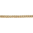 thumbnail image 4 of Round Cut Lab Created Moissanite Diamond 6MM Width Cuban Chain Bracelet For Men In 14k Yellow Gold Over 925 Sterling Silver(G-H Color,VVS1 Clarity,2.70 Ct), 4 of 7