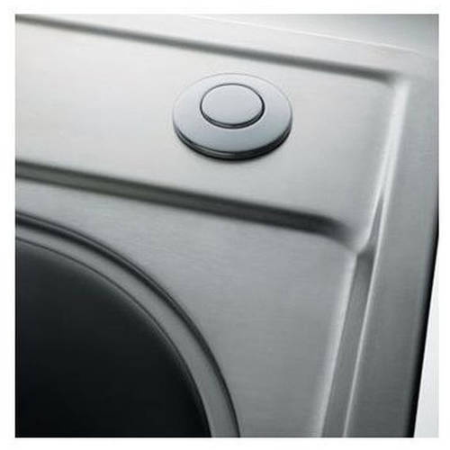 Franke WD3428PN Round CounterMounted Disposer Air Switch Black