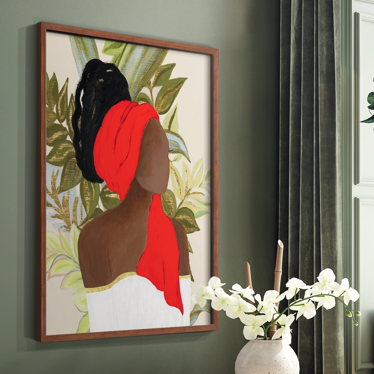 All That Beauty I in Paper Solid Wood 11 x 14 Framed Print