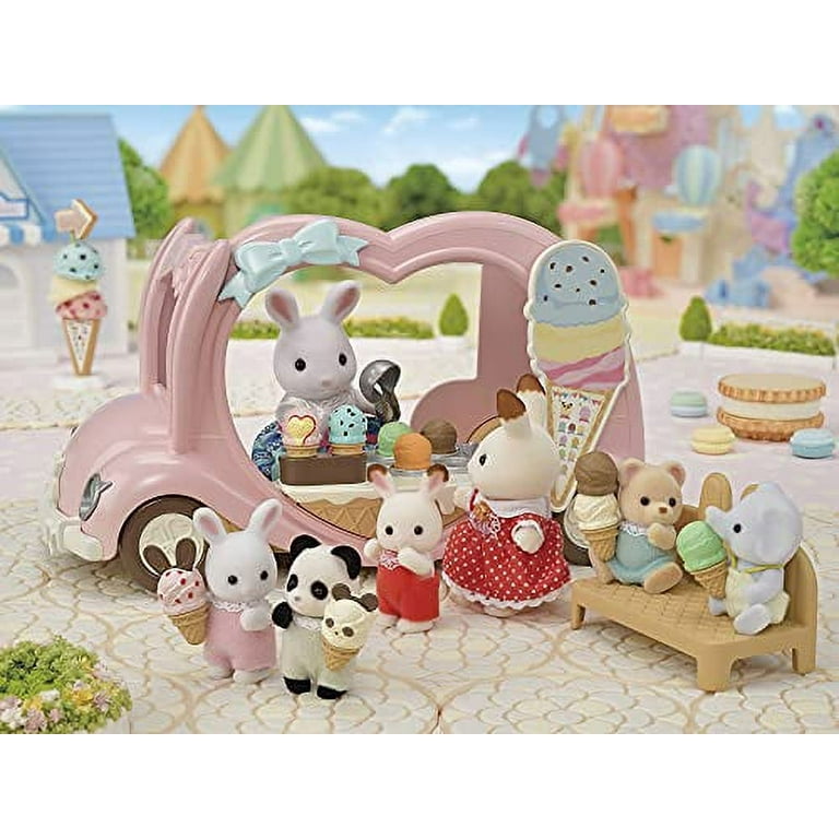 Sylvanian Families Happy Ice Cream Wagon Mi 89 89 Walmart