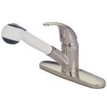 thumbnail image 1 of Kingston Brass GKB6708LL Water Saving Legacy Pull-out Kitchen Faucet, Satin Nickel, 1 of 1
