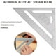 thumbnail image 2 of Regla de ángulo cuadrado triangular de 7 pulgadas, regla de aluminio para medición de triángulos cuadrados, 2 of 5