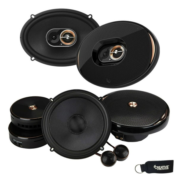 Infinity KAPPA60CSX 6.5" Component Speakers + Infinity KAPPA93IX 6x9" Coaxial Speakers