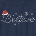 thumbnail image 2 of Boy's Lost Gods Believe Snowflakes  Graphic Tee Navy Blue Small, 2 of 4