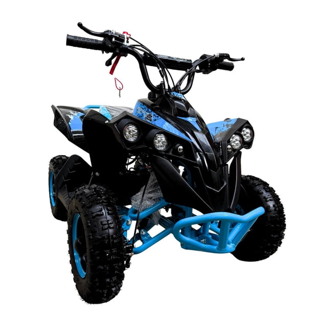 Mini Cuatrimoto ATV07 Azul Motor 49cc Encendido por Boton