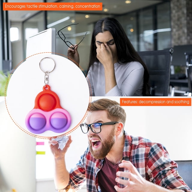 Jugues sensoriales divertidos para autismo juguete antiestrés de silicona seguro para Tmvgtek entrenamiento de concentración reducción de presión regalos creativos divertidos