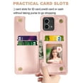 thumbnail image 2 of Motorola Moto G Stylus 5G 2023 Case,Takfox PU Leather Folio Wallet Case with Card Slots Holder Kickstand Double Magnetic Shockproof Anti-Scratch Protective Cover for Moto G Stylus 5G 2023-Rose Gold, 2 of 10