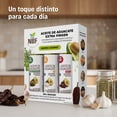 thumbnail image 3 of NBF - Aceite de Aguacate Extra Virgen | Tripack Gourmet: Ajo, Hierbas de Provenza, Chipotle | Rico en Omega-3, 6, 9 | Prensado en Fr&iacute;o | Ideal para Cocinar y Aderezar, 3 of 8