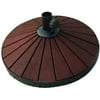 Delahey Brown Wood Umbrella Base