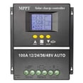 thumbnail image 2 of golytefs 100A Mppt Solar Charge Controller Intelligent Regulator Dual Usb for Solar Panel, 2 of 9