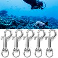 thumbnail image 1 of Diving Hook, Spring Snap Clip Firm Stable  for Marine Hardware for Leather Products for Towing Ropes for Sports Equipment, 1 of 8