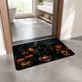 thumbnail image 4 of Liamobondopolis Spooky Witch Pumpkin Printed Doormat Non Slip Rubber Base Halloween Decor for Front Porch Entryway Halloween Party Decorations 32In X 20In, 4 of 6