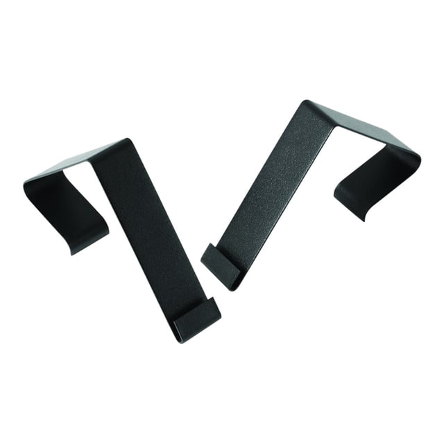 Quartet Cubicle Partition Hangers, Fits 1.5" - 2.5" Cube Walls, Matrix, Black (MCH10)