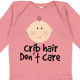 thumbnail image 4 of Inktastic Crib Hair Dont Care Funny Baby Clothes Boys or Girls Long Sleeve Baby Bodysuit, 4 of 5