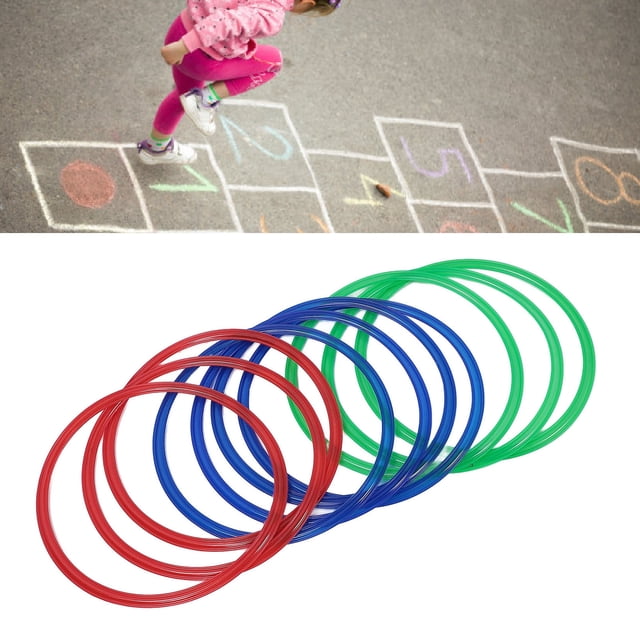 Jeu de Connecteurs d'Anneaux, Anneaux Ronds avec Connecteurs Jeu Taille Moyenne 11 Po pour Enfants