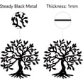 thumbnail image 3 of 1set Tree of Life Metal Wall Art Decor Rustic Sign Black Wall Sculptures Decorative Hanging Ornament Iron, 3 of 7