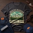 thumbnail image 3 of Jollimate Mount Rainier National Park Washington Shirt, Men Vintage Hiking T-Shirt, Outdoor Nature Graphic Tee, Gift for Men, 3 of 6