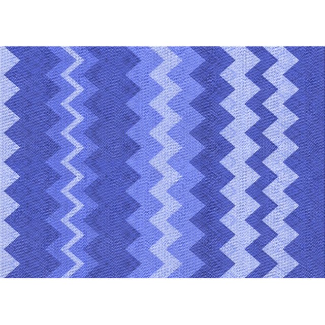Ahgly Company Tapis Rectangulaire d'Intérieur Lavable en Machine Bleu Ciel Transitionnel, 7 Pieds x 10 Pieds
