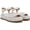 Beige Snake Pattern, variant on Women's Zane Ankle Strap Platform Casual Sandal Coastal Tan Logo 10.5M
