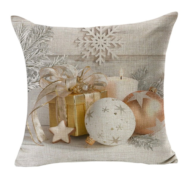 Billuyoard Funda de cojín de Navidad, decoración navideña para el hogar, sofá decorativo, funda de almohada, asiento, coche, decoración del hogar, Decoración del hogar YMD116-3 Billuyoard HA001499-03