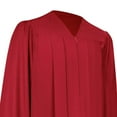 thumbnail image 4 of Endea Graduation Matte Red Graduation Gown  Cap, 4 of 9