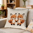 thumbnail image 4 of Euaioeiu Cute Animal Pillow Cover Fluffy Embroidery Decorative Throw Pillow Case Soft Accent Cushion Cover for Living Room Sofa Bedroom Decor Festival Home Decor, 4 of 6