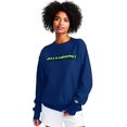 thumbnail image 1 of Sudadera Champion FLC Pullover para Mujer. GF569-586726-C+C azul marino L, 1 of 2