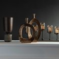 thumbnail image 2 of Uttermost Kyler Contemporary Aluminum Textured Vase in Bronze (Set of 2), 2 of 3