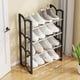 thumbnail image 1 of Zapatero para armario, zapatero, organizador de almacenamiento con 4 niveles, estantes de metal para dormitorio, armario, entrada, dormitorio, zapatero, 1 of 9