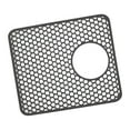 thumbnail image 3 of Rongfmy Kitchen Sink Mat Countertop Mat Heat Resistant Non Slip Sink Grid Sink Liner Pad Gray, 3 of 9