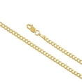 thumbnail image 2 of 10K Yellow Gold 2.00MM Cuban Link Curb Chain Necklace for Men and Women ( Unisex ), 14"-30", 2 of 7