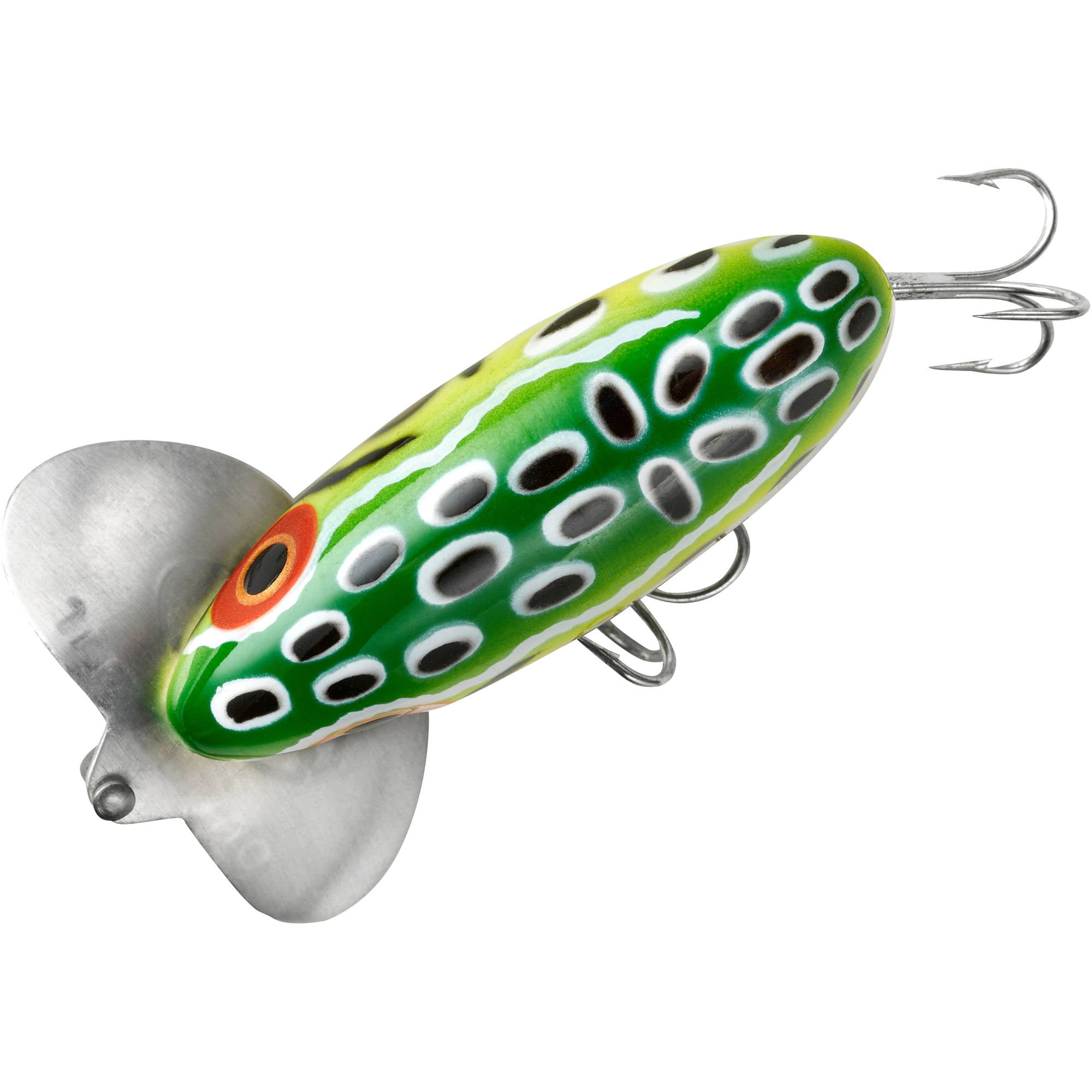  Arbogast Jointed Jitterbug Topwater Bass Fishing Lure,  Excellent for Night Fishing, White/Red Head, 2 1/2, 3/8 oz : Fishing  Diving Lures : Sports & Outdoors