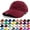 Burgundy, variant on Polo Style Baseball Cap Ball Dad Hat Adjustable Plain Solid Washed Cotton Mens Womens Burgundy