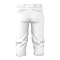 thumbnail image 3 of Alleson Athletic B42085003 Girls Belted Speed Premium Fastpitch Pants, White - Small, 3 of 3