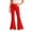 Red, variant on Linfrsh Girls Flare Leggings School Uniform Pants for Kids Bell Bottoms (Navy,12-13 Years)