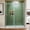 Silver, variant on BCANHOME 48"W x 76"H Single Sliding Frameless Shower Door,3/8" (10mm) Thickened Upgrade Tempered Glass, Safe, Explosion-Resistant, Stainless Steel Hardware, Clear, Stylish, Durable,Bath,Black B4802